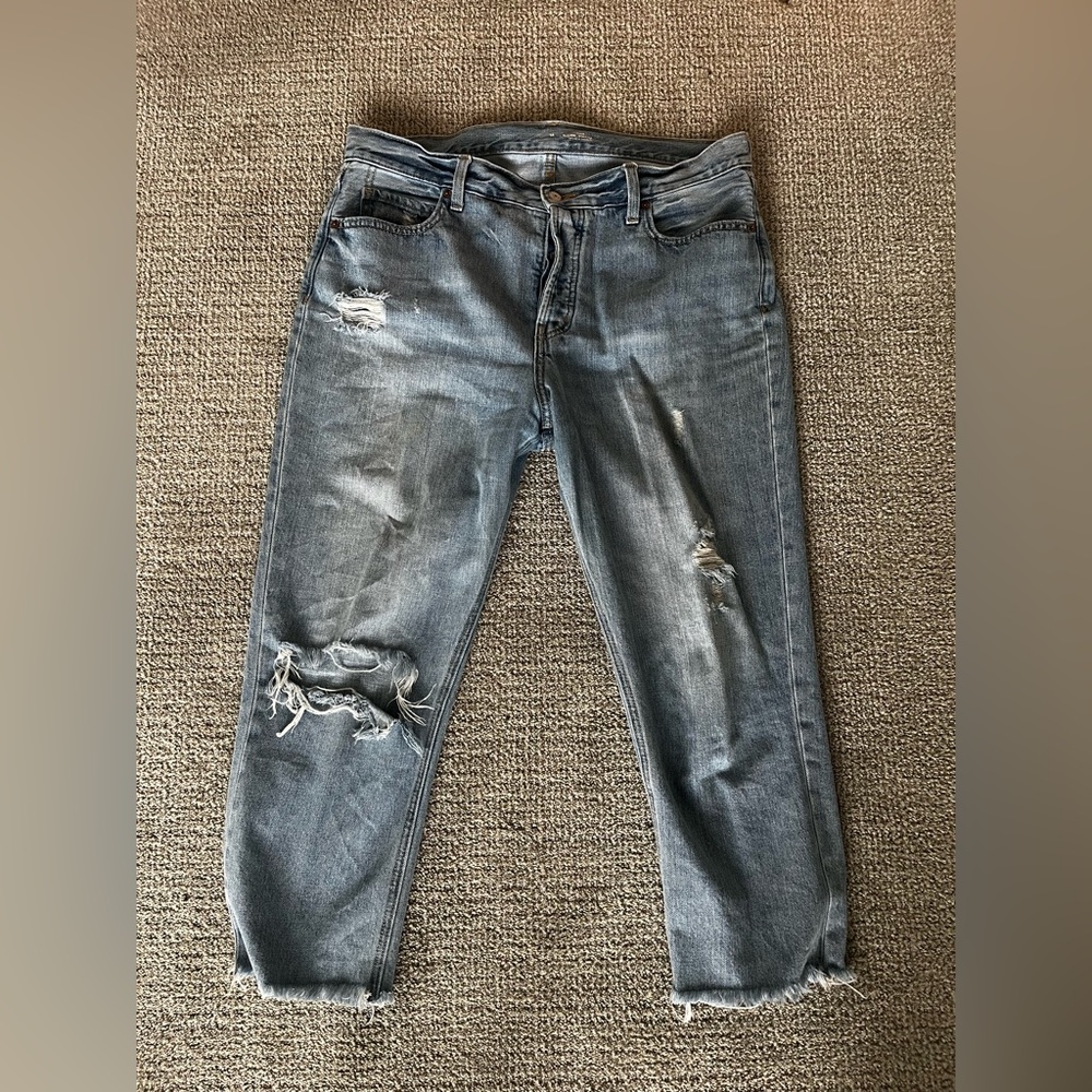 Old Navy size 14 ripped, slouchy Jean